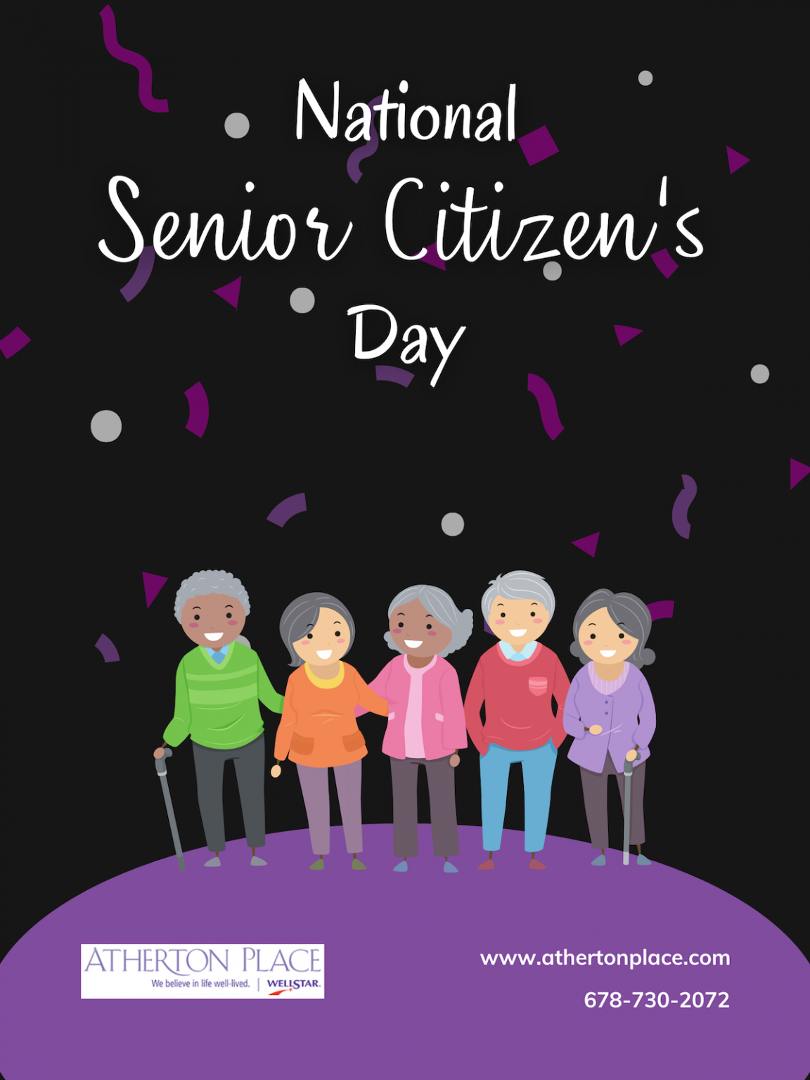 5 Great Ways to Celebrate National Senior Citizen’s Day Atherton Place
